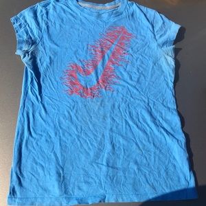 baby blue nike shirt